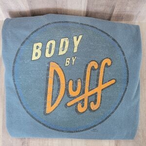 The Simpsons Body by Duff Tee Size Large